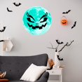 thumbnail image 2 of Adhesivo de pared redondo y luminoso con forma de luna para habitación infantil, ideal para Halloween. mueca 5, 2 of 8