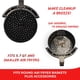 thumbnail image 4 of Bearachild Revestimiento de freidora de aire reutilizable Alfombrilla de silicona antiadherente Utensilios de cocina para hornear Herramientas y accesorios para hornear Negro 8 pulgadas, 4 of 6