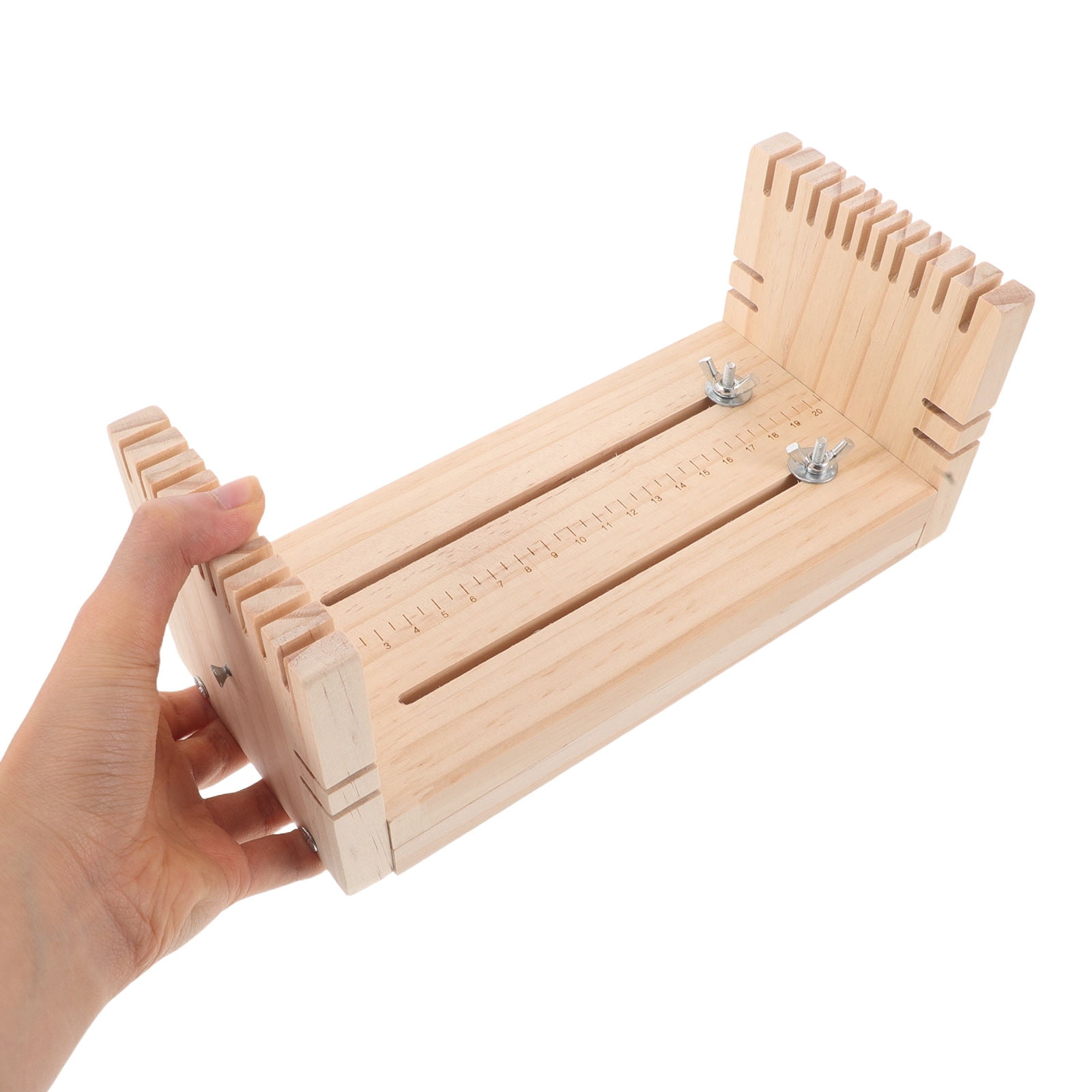 ELAYARD Adjustable Beige Natural Wood Bracelet for Craft Projects, Handmade Weaving Jewelry Accessory