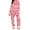 516_Hot Pink, variant on Valentine's Day Matching Pajamas for Couples Springs Women Pajama Sets V Neck Loungewear Women's Sleepwear Long Sleeve Shirts Womens Pjs Sets Red