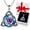 February/Dark Purple, variant on Birthstone Celtic Trinity Knot Necklace for Women Wear Your Protection, Story Elegant Silver-Plated Crystal Jewelry Austrian Perfume Viking Saphire Personalized Pendant