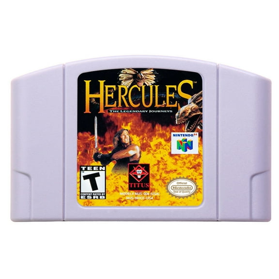 Video Games Compatible for the n64 console, replacement cartridge for Hercules - The Legendary Journeys NTSC