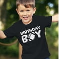thumbnail image 4 of Birthday Boy Football Sports Lover Birthday Shirt for Boys All Ages Birthday Black Shirt 5-6, 4 of 5