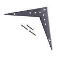 thumbnail image 3 of Wweixi V Style Guitar Tailpiece Portable for Electric Guitar Type:An excellent replacement part Musical Instrument Black, 3 of 6