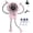 Pink, variant on JEBTBFZE Portable Robot Fan Man, Rechargeable Flexible Desk Fan with Sucker, 199 Speed Settings & HD Screen for Home & Outdoors(Pink)