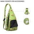 thumbnail image 2 of Cute Avocado Print Hiking Backpack – Eco-friendly & Stylish Outdoor Bag for Avocado Lovers, Lightweight, Comfortable, Perfect for Day Trips, Travel, and Adventure – Kawaii Avocado Design, 2 of 4