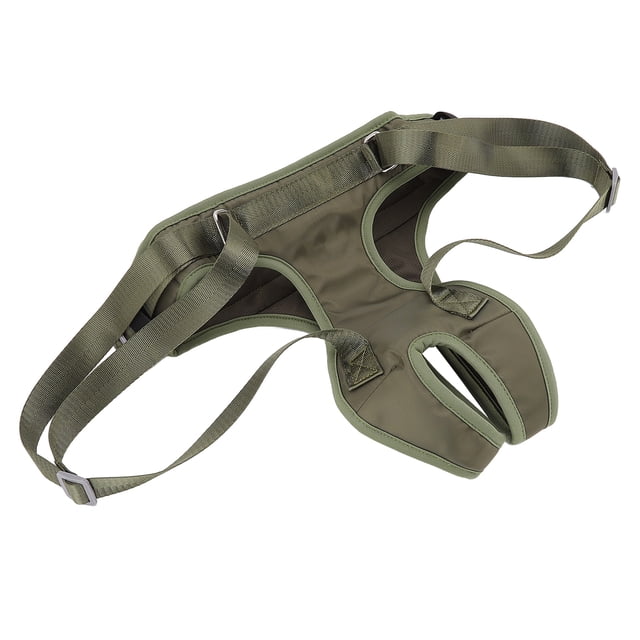 Arnés de elevación para perros Bling Bling Ajustable soporte para patas traseras verde militar L