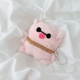 thumbnail image 3 of HAHDAXIA Furry Case Compatible with AirPods 1&2,Funny Cute 3D Cartoon Plush Pig Design Fluffy Soft Warm Cover Case Carrying Charging Box with Keychain Anti-Fall Protective Case for AirPods 1&, 3 of 7