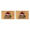 thumbnail image 3 of VONKY Quick Dry Merry Christmas Gnome Doormat For Christmas Theme Easy To Clean Christmas hat 2Set, 3 of 6