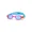 Pink/Turquoise - Tinted Blue Lens, variant on Phantom 2.0 Junior Goggles Clear/Blue - Tinted Blue Lens