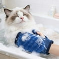 thumbnail image 3 of Pet Supplies Innovation Bathing Rubber Brush for Cats and Dogs Mesh Grooming Tool for Lathering Dead Hair Removal and Gentle Massaging Experience, 3 of 5