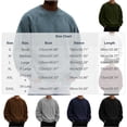thumbnail image 2 of Chiccall Mens Corduroy Sweatshirts Crewneck Long Sleeve Pullover Casual Loose Athletic Sweatshirts, 2 of 6