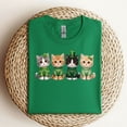 thumbnail image 3 of Cute Shamrock Cat St. Patrick’s Day T-Shirt – Lucky Irish Green Tee Gift for Cat Lovers, 3 of 5