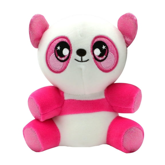 Squeezamals 3Deez, Slow-Rise Foam Stuffed Animals, Panda-Samantha