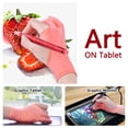 thumbnail image 4 of Guantes de dibujo ANMONE Premium Pink, paquete de 2 unidades para iPad y tableta, 4 of 5