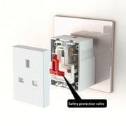 3 Way Triple Plug Adaptor - Multi Plugs Extension Sockets Adapter - UK 3 Pin