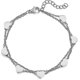 thumbnail image 1 of Silver/gold/rose Gold Double Chain Bracelet Women Layered Bracelet For Women Gift, 1 of 4