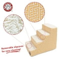 thumbnail image 2 of Majestic Pet Portable Towers Pet Stairs Soft Sherpa Foam Step Steps for Dogs & Cats Perfect for Bed & Sofa, 2 of 5