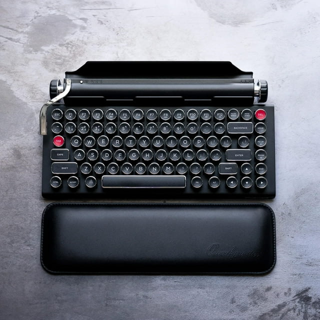 QWERKYTOYS Qwerkywriter Official PU Leather Wrist Rest 13x4 inches Doesn't Include Keyboard