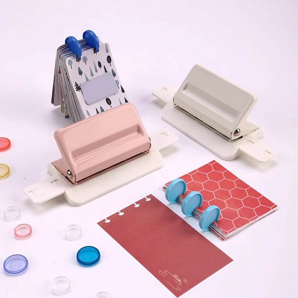 4 Holes Punch Paper Punch Manual Punching Machine Desktop Hole Puncher