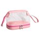 thumbnail image 2 of Neceser de PVC para cosméticos neceser de doble capa resistente al agua organizador de maquillaje regalo (rosa) Likrtyny Cuidado Belleza, 2 of 5