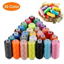 30 Pcs Bobbins Sewing Threads Kit, TSV 250 Yards Polyester Thread Spools for Hand Machine Clothing, Manual Embroidery