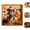 F, variant on Halloween Pearl Art DIY Kit, Multiple Styles Kitten Witch Beaded Diamond Painting Craft Kit, Complete Art Supplies with Display Easel, DIY Ornament for Halloween Tabletop Decor & Cat Lovers Gift A