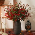 thumbnail image 3 of Dalrosia 4PCS Silk Rose Long Stem Artificial Flowers Mini Rose for DIY Wedding Bouquets Centerpieces Bridal Shower Party Home Decorations,28in, 3 of 6