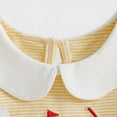 thumbnail image 5 of JUMEYU Baby Girl Clothes Newborn Short Sleeve Baby Bodysuit Girl Newborn Toddler,Snap Easy Closure 0 3 6 9 12 18 24 Months (Yellow,12-18 Months), 5 of 7