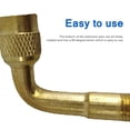 thumbnail image 2 of Válvula De Extensión De Curva Adaptador De Válvula De Extensión De Neumático De Cobre Práctica Extensión De Vástago De Neumático Compatible Para Xiaomi M365 Scooter Eléctrico 3 Uds 90 Grados Moyic OD006408-00, 2 of 7