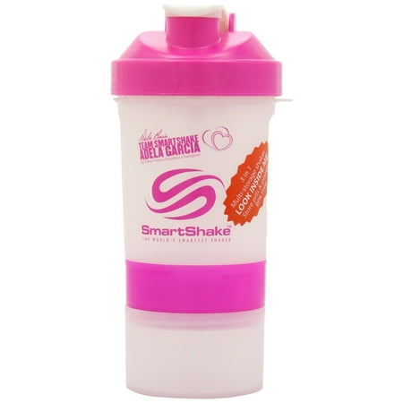 

SmartShake Adela Garcia Shaker Cup 20 oz - Pink/White