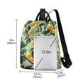 thumbnail image 3 of FORMRS Women's Travel Backpack Purse Anti-Theft Hidden Pockets Casual Shoulder Bag, Orange Tree, 3 of 7
