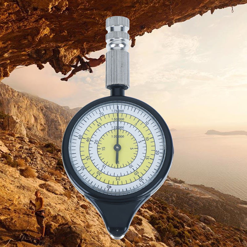 Outdoor Hiking Camping Map Measuring Gauge Range Finder Meter Scale Compass WjPT 