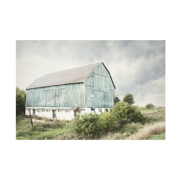 Trademark Fine Art Elizabeth Urquhart Late Summer Barn I Crop Canvas Wall Art - 16x24