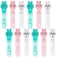 thumbnail image 3 of 12pcs Bunny Bubble Wand Bubble Blowing Plaything Bubble Blowing Stick Bubble Wand, 3 of 3