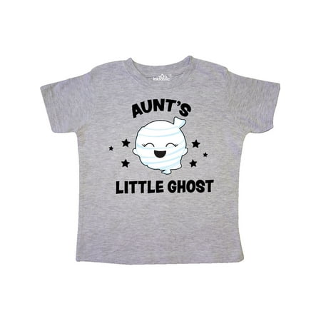 

Inktastic Cute Aunt s Little Ghost with Stars Gift Toddler Toddler Girl T-Shirt