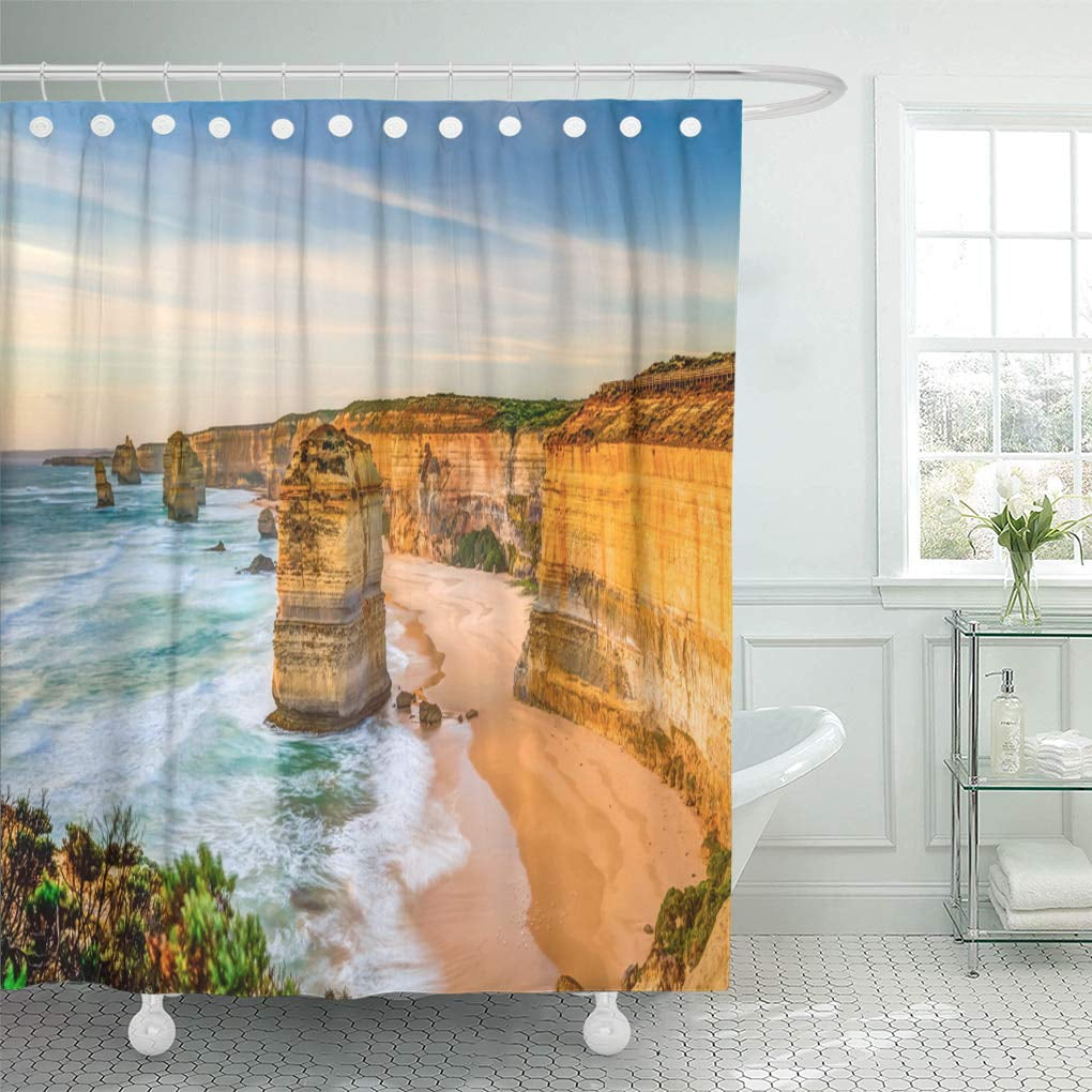 Yusdecor The Rock Stacks That Comprise Twelve Apostles At Sunset Bathroom Decor Bath Shower Curtain 66x72 Inch Walmart Canada