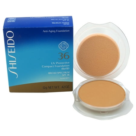 Shiseido Face Foundation UV Protective Compact Foundation (Refill) Broad Spectrum SPF 36 - Medium Ochre by Shiseido for Unise ()