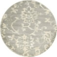 thumbnail image 2 of Radici 4186-1004-GREY 5 ft.3 Round Castle Area Rug - Grey, 2 of 2