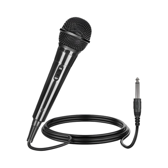 GJX 2026 New Wired Microphone for Karaoke,Unidirectional Dynamic Vocal Microphone-Wired Handheld Mic with on and Off Switch for Singing,Public Speaking,Parties