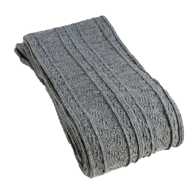 Sonducket 1 par de medias altas hasta el muslo, calentador de piernas de ganchillo para fiesta de Halloween Medias Gris claro Sonducket AP009902-09