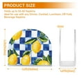 thumbnail image 4 of Yayeee Napkin Holder for Table Kitchen Paper Tissue Organization, Lemon Checkered, 4 of 8