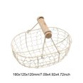 thumbnail image 4 of Cesta Almacenamiento Hierro Con Frutas Pan (café), 4 of 4