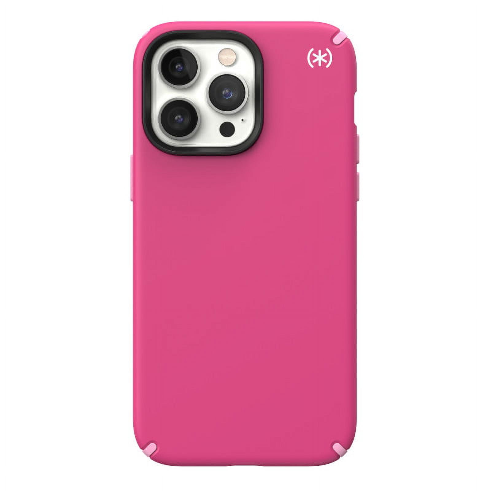 Speck iPhone 14 Pro Max Case-Presidio2 Pro-MagSafe-Digital Pink/Blossum Pink