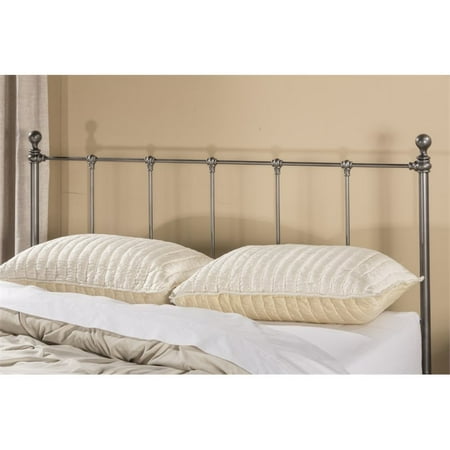 Molly Metal - Hillsdale Molly Full Metal Panel Headboard in Black Steel