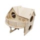 thumbnail image 5 of Casa para hámster, cabaña, hábitat, decoración, jaula, accesorios, casa para jerbos y ratones 19cmx15.5cmx15.5cm, 5 of 9