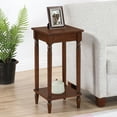 thumbnail image 3 of Convenience Concepts French Country 28" x 14" Kim End Table with Shelf, Espresso Wood Finish, 3 of 6