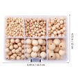 thumbnail image 2 of Shisuyan Jewelry Beads Wood Beads Assorted Color 1 Box, 2 of 8
