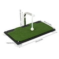thumbnail image 2 of Indoor Golf Swing Trainer 360° Rotating Automatic Ball Return Golf Training Equipment Club, 2 of 13