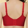 thumbnail image 6 of Zpanxa Lace Back Closure Bra Wireless Embroidery Design Breathable Comfort Lightweight T-Shirt Bra for Women, 6 of 6